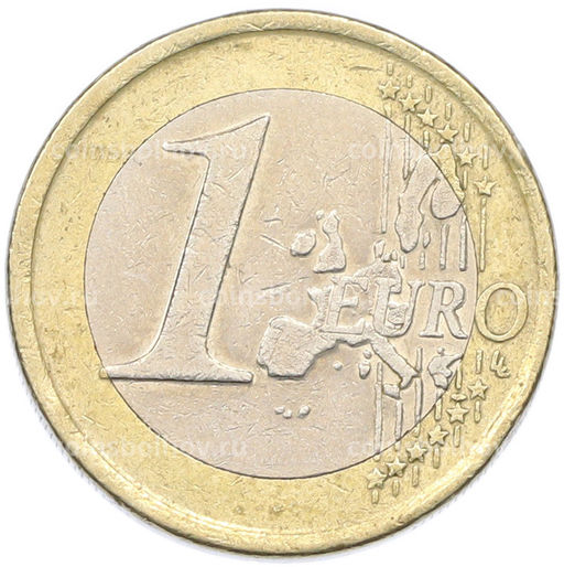 Монета 1 евро 2001 года Испания