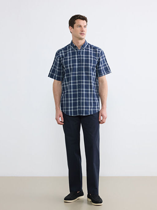 Regular Fit Ekose Arm?rl? Erkek G?mlek