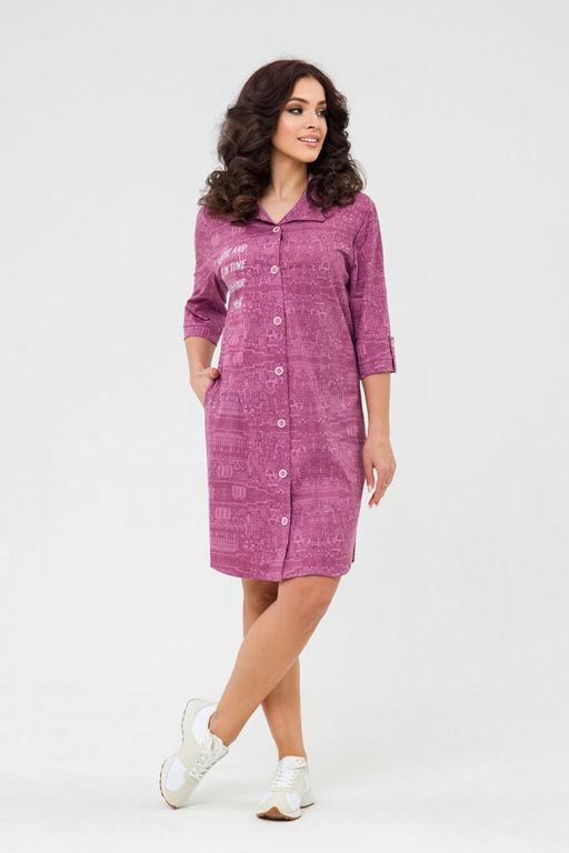 Халат-рубашка Туфелька (48-60) - Serenada фото 2