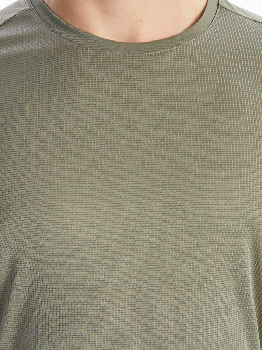 Bisiklet Yaka Erkek Spor Ti??rt