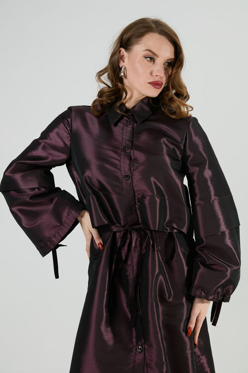 Платье NIKVA н944-9 сливовый  фото 3