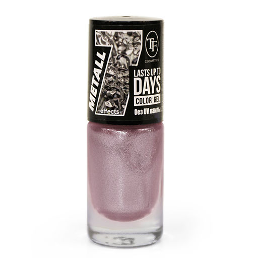 TF Лак для ногтей COLOR GEL METALL тон 341 Lilac onyx/Сиреневый оникс 8мл