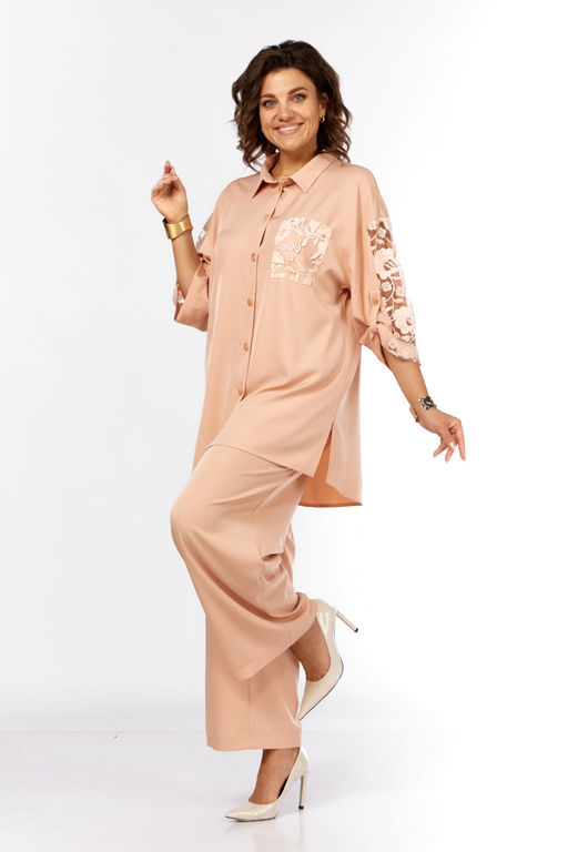 Костюм Olga Style С925 персик
