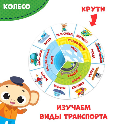 Интерактивная игра-лэпбук Транспорт, 3+ - Лас играс фото 8