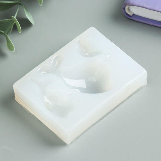 Молд силиконовый «Дельфины» 1,5 х 6,5 х 4,8 см