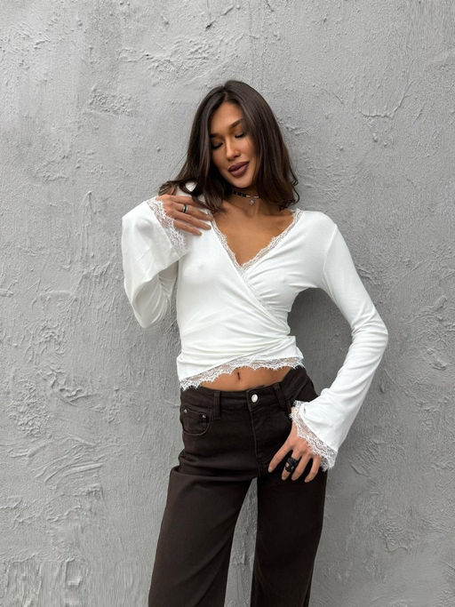 Кофта с запахом