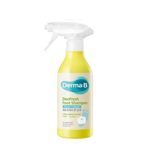 Derma:B Deo Fresh Foot Shampoo Clean Cotton, 400ml - Шампунь для стоп аромат хлопка