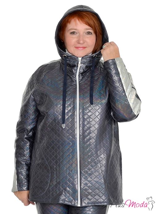 Толстовка-куртка Модель №1004 размеры 44-84 - Plusmoda фото 5