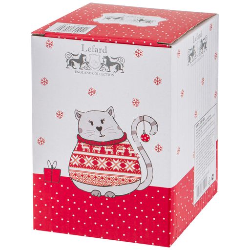 БАНКА ДЛЯ СЫПУЧИХ ПРОДУКТОВ КОЛЛЕКЦИЯ CHRISTMAS GIFT 10X10X14.2 СМ - Lefard фото 2