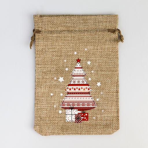 Цена за 5 шт. Мешок с термонаклейкой Подарки, 13 18 см +/- 1.5 см - Дарите счастье фото 2