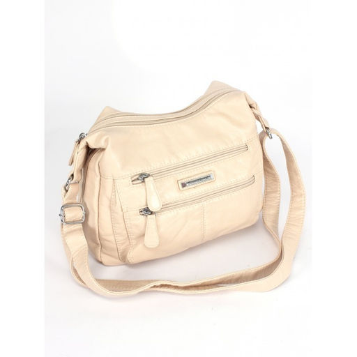 Сумка женская искусственная кожа Guecca-108, 2отд, плечевой ремень, св.бежевый SALE 264030