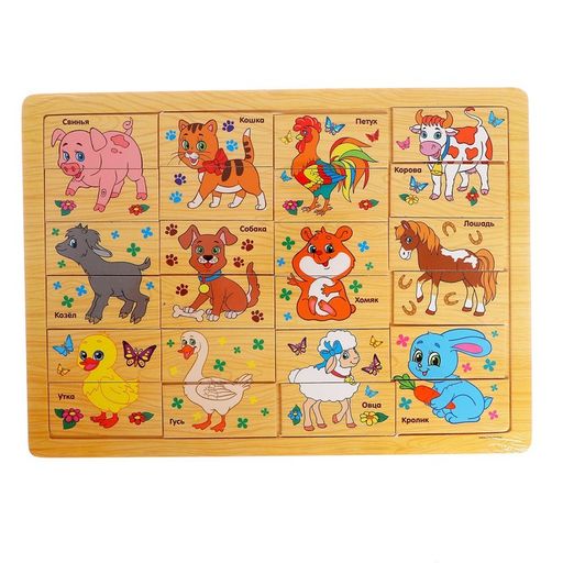 Пазл Домашние животные, 24 элемента - Лесная мастерская фото 7
