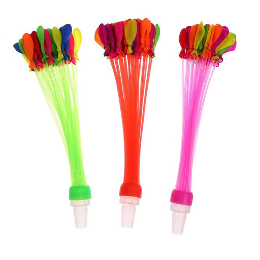 Водные бомбы Шар, 1 насадка, 37 шаров, МИКС - Simaland фото 6