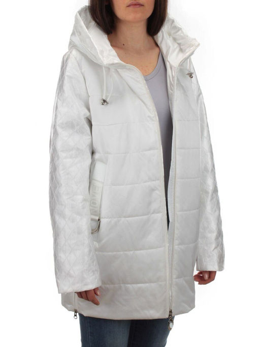 BM-81 WHITE Куртка демисезонная женская (100 гр. синтепон) - Fashion фото 8