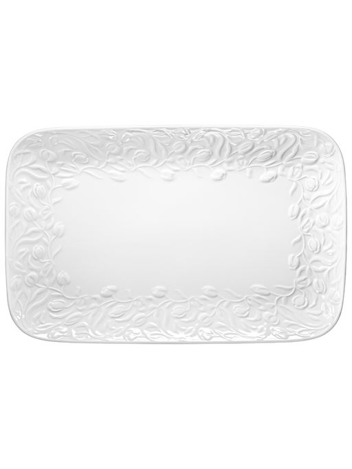 Блюдо прямоугольное 31*20,5*2,5 см Тюльпаны малое, фарфор - Elan gallery фото 3