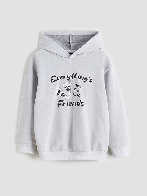 Kap??onlu Erkek ?ocuk Sweatshirt