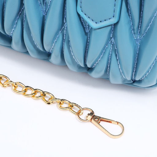 Сумка кросс-боди на молнии, цвет голубой - Simaland фото 5