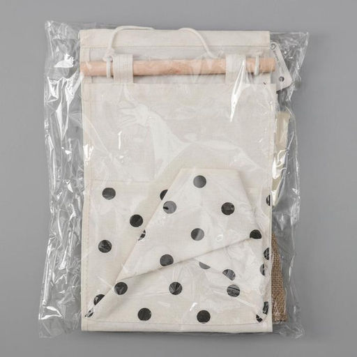 Органайзер подвесной с карманами «Доляна. Мэри», подвесной, 3 отделения, 59×20 см