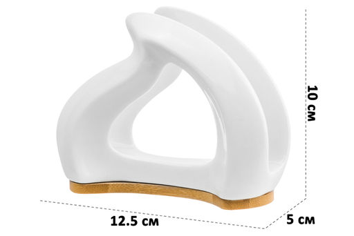 Салфетница 12,5*5*10 см Кристалл на дерев. подставке - Elan gallery фото 9