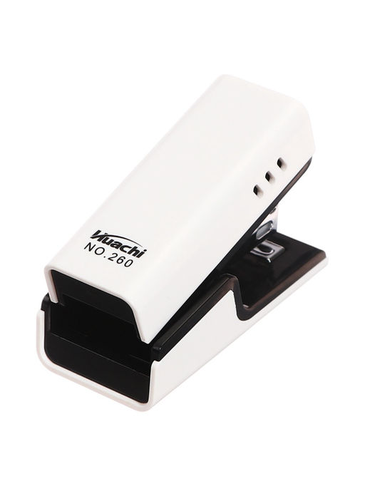 Степлер №24/6 корпус белый стиль, до 20 листов, МИНИ