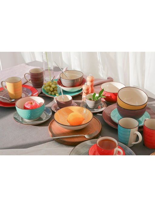 Кружка Доляна «Морской мир», 360 мл, керамика, голубая