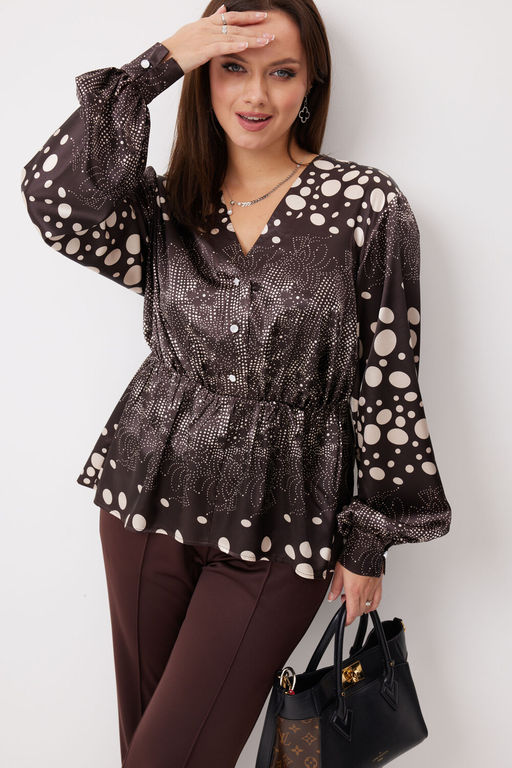 Блуза BegiModa 4146 шоколад