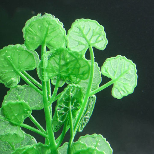 Растение силиконовое аквариумное, светящееся в темноте, 7 х 11 см, зелёное - Simaland фото 3