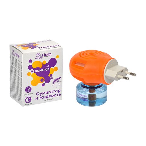 Комплект против КОМАРОВ (жидкость 30 ночей + фумигатор) - Help фото 2