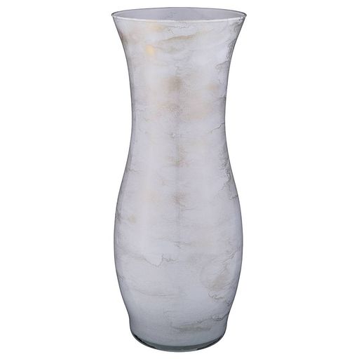 ВАЗА CLAUDIA GOLDEN MARBLE WHITE ВЫСОТА=37 СМ