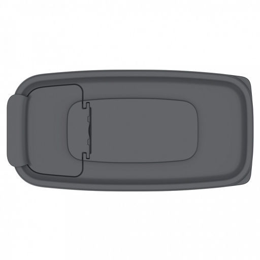 Контейнер для сыпучих продуктов 1,8л, 17х8,5х20,5см, полипропилен, графит (Россия) - Домашняя мода фото 3