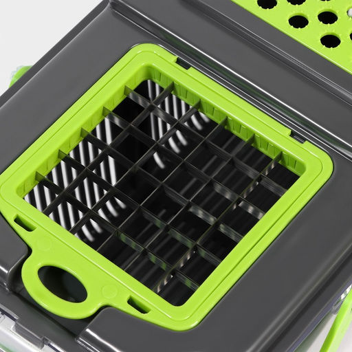 Овощерезка универсальная Chopper, 22 в 1, серая, зелёная