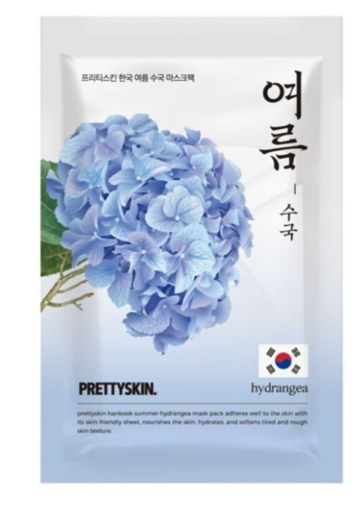Маска для лица летняя гартензия - Hankook Summer Hydrangea Mask Pack, 25 мл