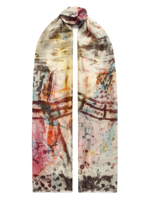 Палантин жен. шелк+хл 65х180 WA22-50692-08 - Eleganzza фото 3