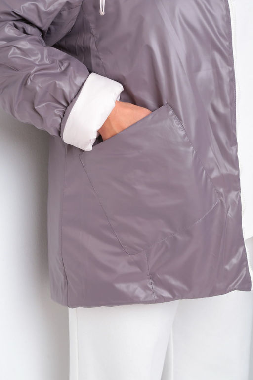 Куртка Diamant 1914-Р беж-какао фото 41