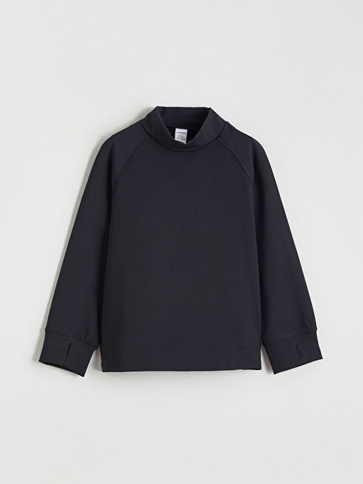 Dik Yaka Erkek ?ocuk Sweatshirt