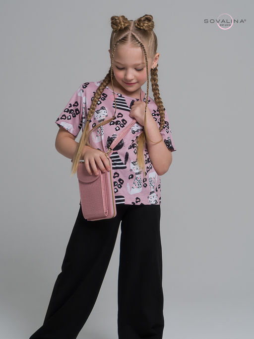 Костюм Лето коты лео-черный - Sovalina фото 6