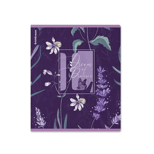 Цена за 5 шт. Тетрадь общая ученическая ErichKrause Lavender, 48 листов, клетка, выборочный УФ-лак_MIX-PACK фото 15