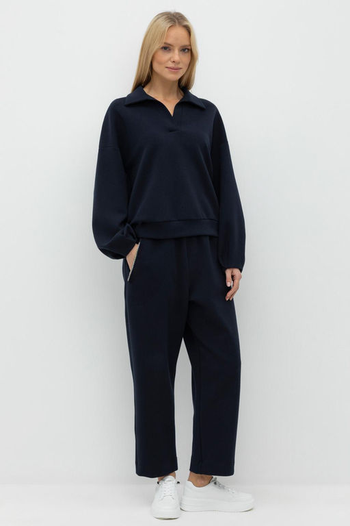 ЕВТ 4122/индиго брюки жен