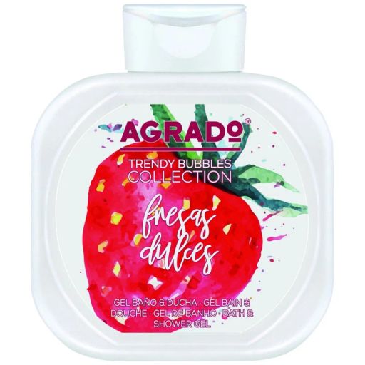 AGRADO Гель для ванн и душа (750ml) "Sweet strawberries". 8 /6102/