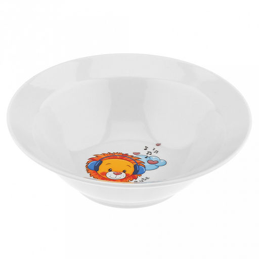 Миска фарфоровая "Львята" д170мм, 300мл, h55мм (Россия)