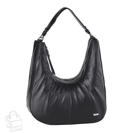 Сумка женская кожаная 99516 black Velina Fabbiano-Safena в Новосибирске