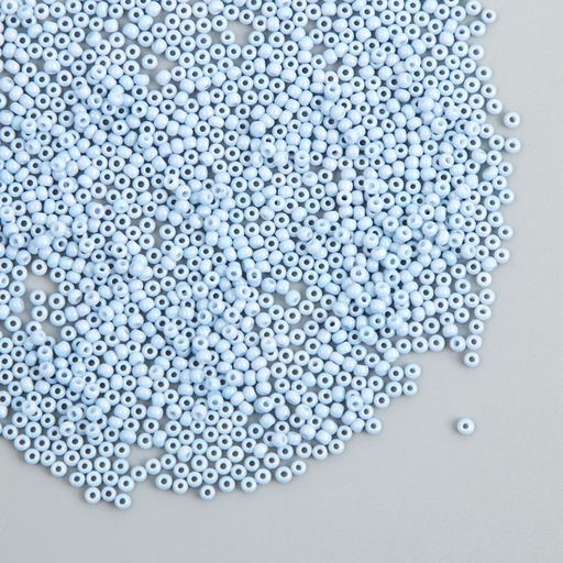 Бисер стекло 12/0 «Детский голубой», ровный №674, 450 г