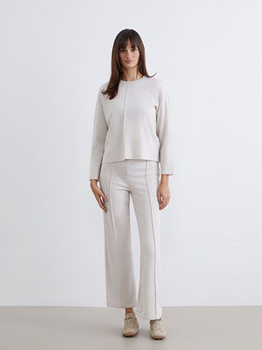 Bisiklet Yaka Kad?n ?nce Kazak