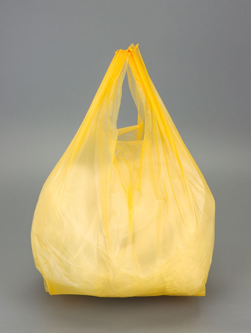 Цена за 100 шт. Пакет-майка ПНД жёлтая 24+14х50/10 мкм