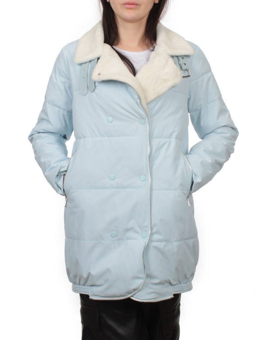 S24-236 LT. BLUE Куртка демисезонная женская (100 гр. холлофайбер) - Fashion фото 3