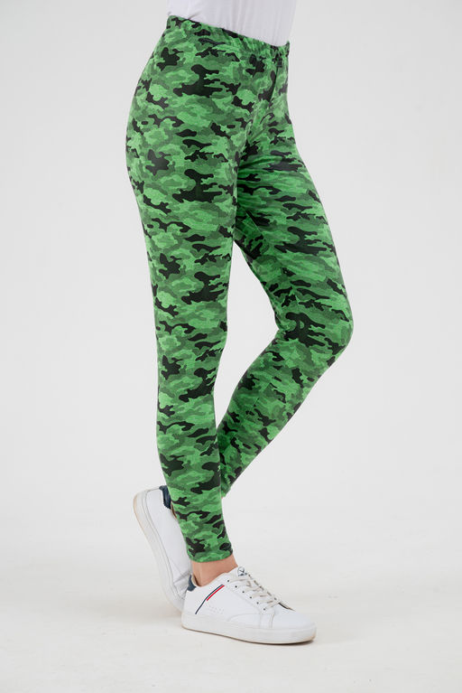 Легинсы женские из вискозы Fitness зеленый макс - Амадэль фото 5