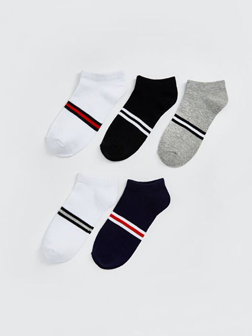 ?izgili Erkek ?ocuk Patik ?orap 5li