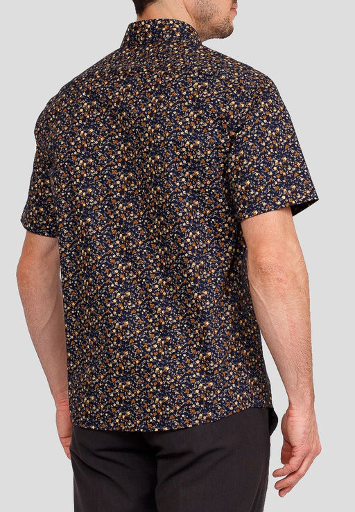 Сорочка мужская короткий рукав GREG 253/107/5432/KZS STRETCH  фото 10