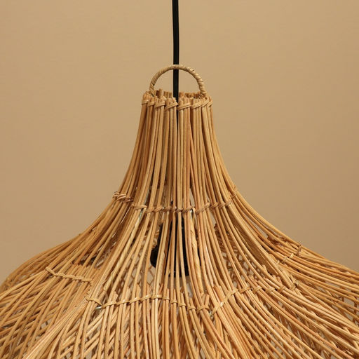 Светильник потолочный из ротанга «Цветок», 1×120 Вт, Е27, 60×60×50 см