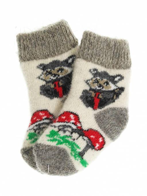 Носки детские "Енот с грибами" 6263-1